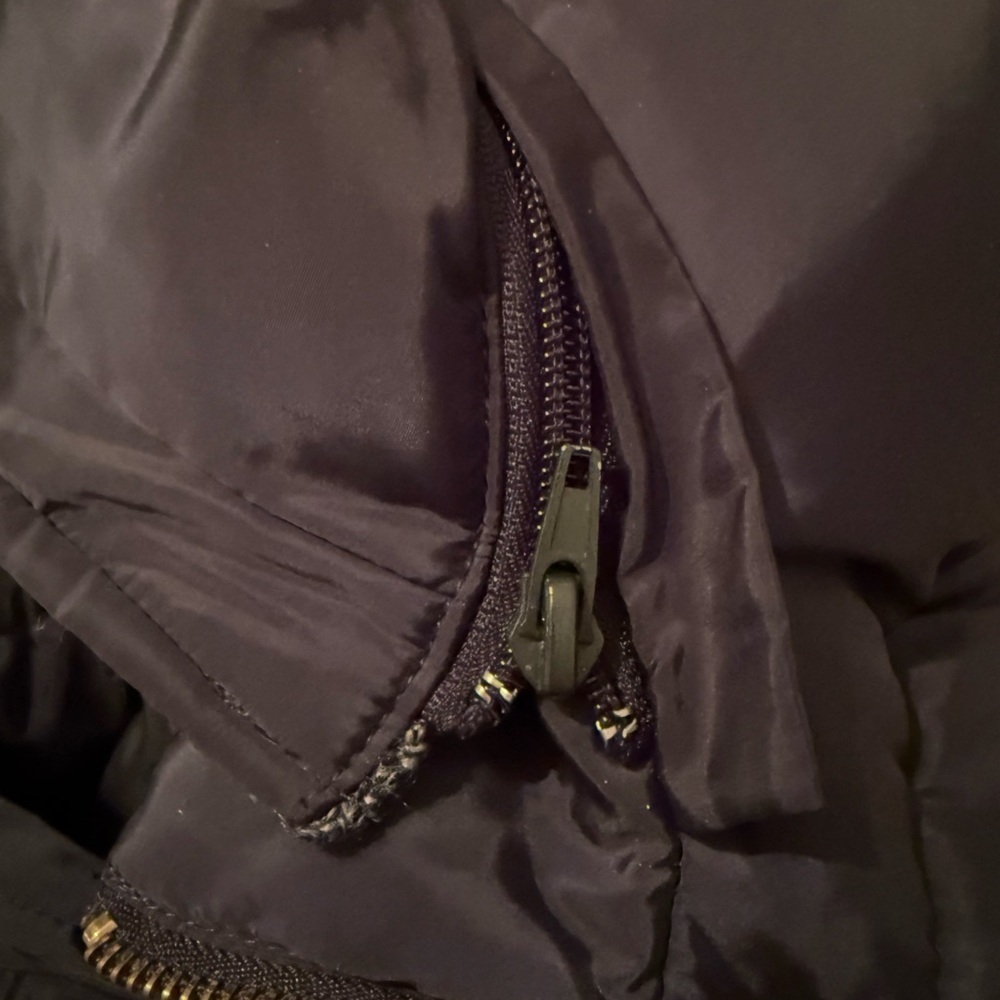 Ci Sono navy Quilted Vest with Gold Buttons - Picture 9 of 9